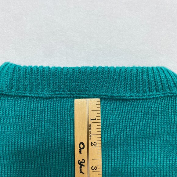 VINTAGE Oak Creek Sweater Mens S Blue Textured Crew Neck Pullover - Picture 10 of 10